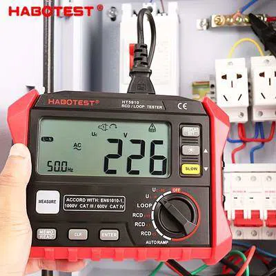 Habotest HT5910 RCD və Loop Test Cihazı — şəkil 9