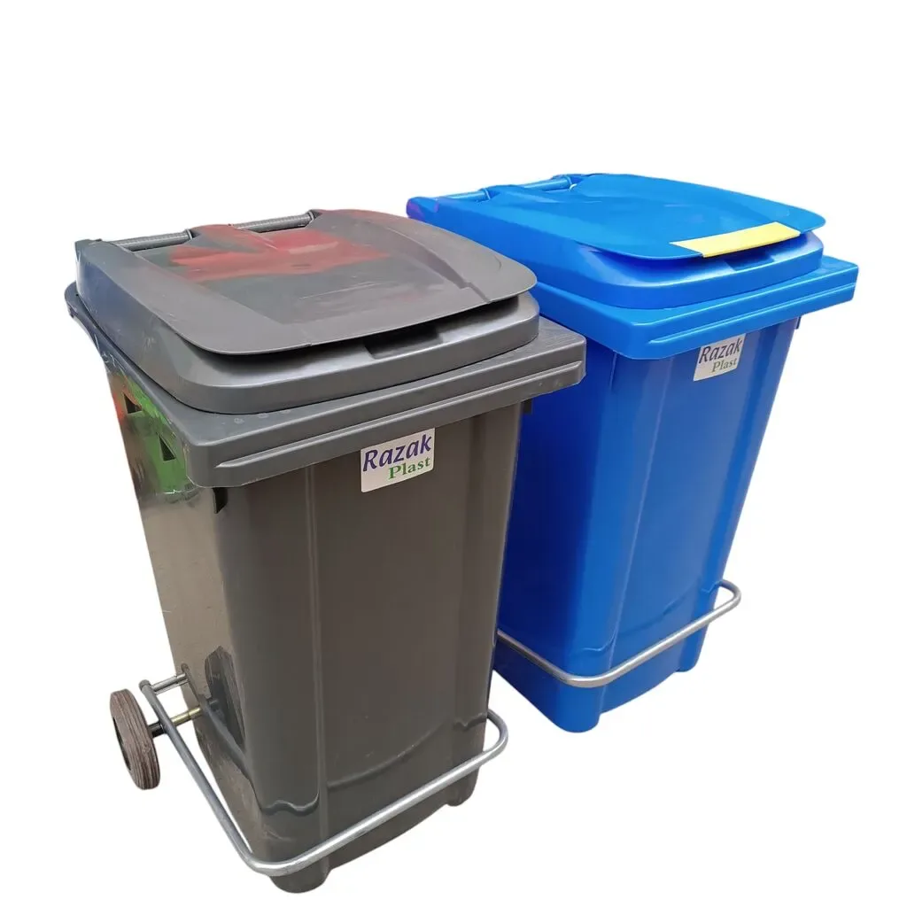 Zibil vedrəsi Düzbucaq, ABS plastik material - Tenderyard