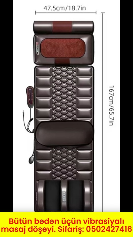 Vibrating massage mat - for the whole body - Tenderyard