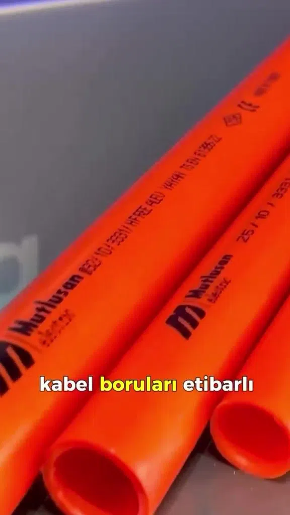 Mutlusan kabel qoruyucu borular, spiral və turuncu — şəkil 6