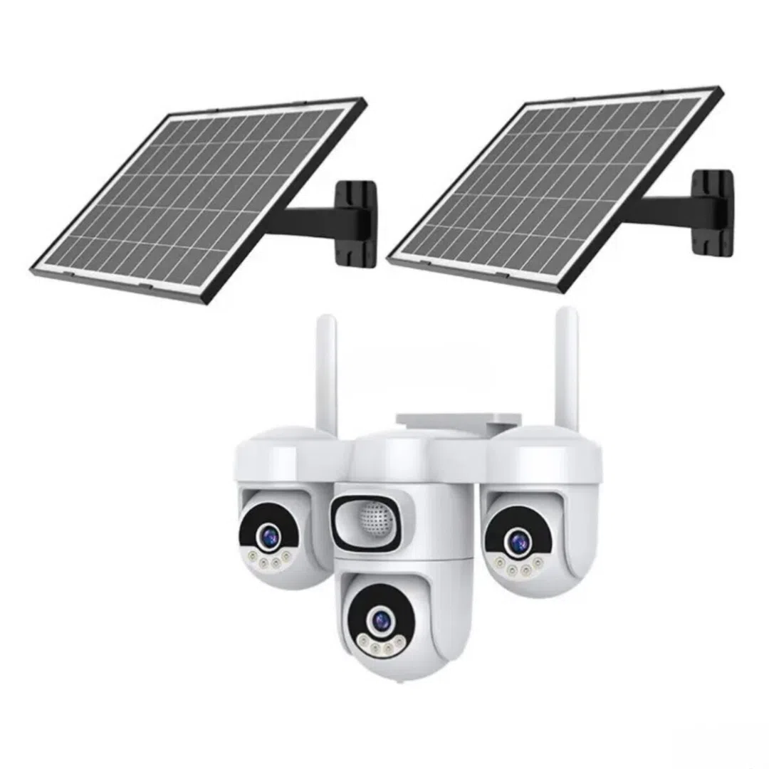4G SIM kartlı solar 360° FHD təhlükəsizlik kamerası