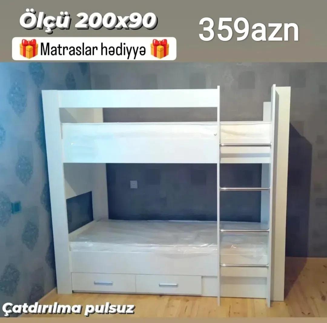 Bunk bed for children, Mixed color - Tenderyard