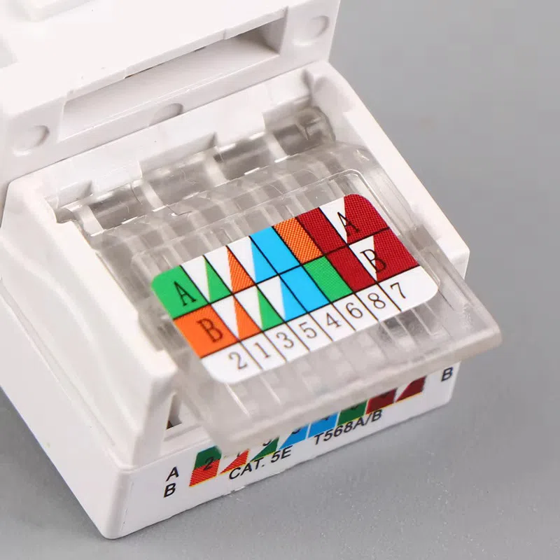 Сетевой разъем RJ45 без инструментов Keystone — şəkil 3