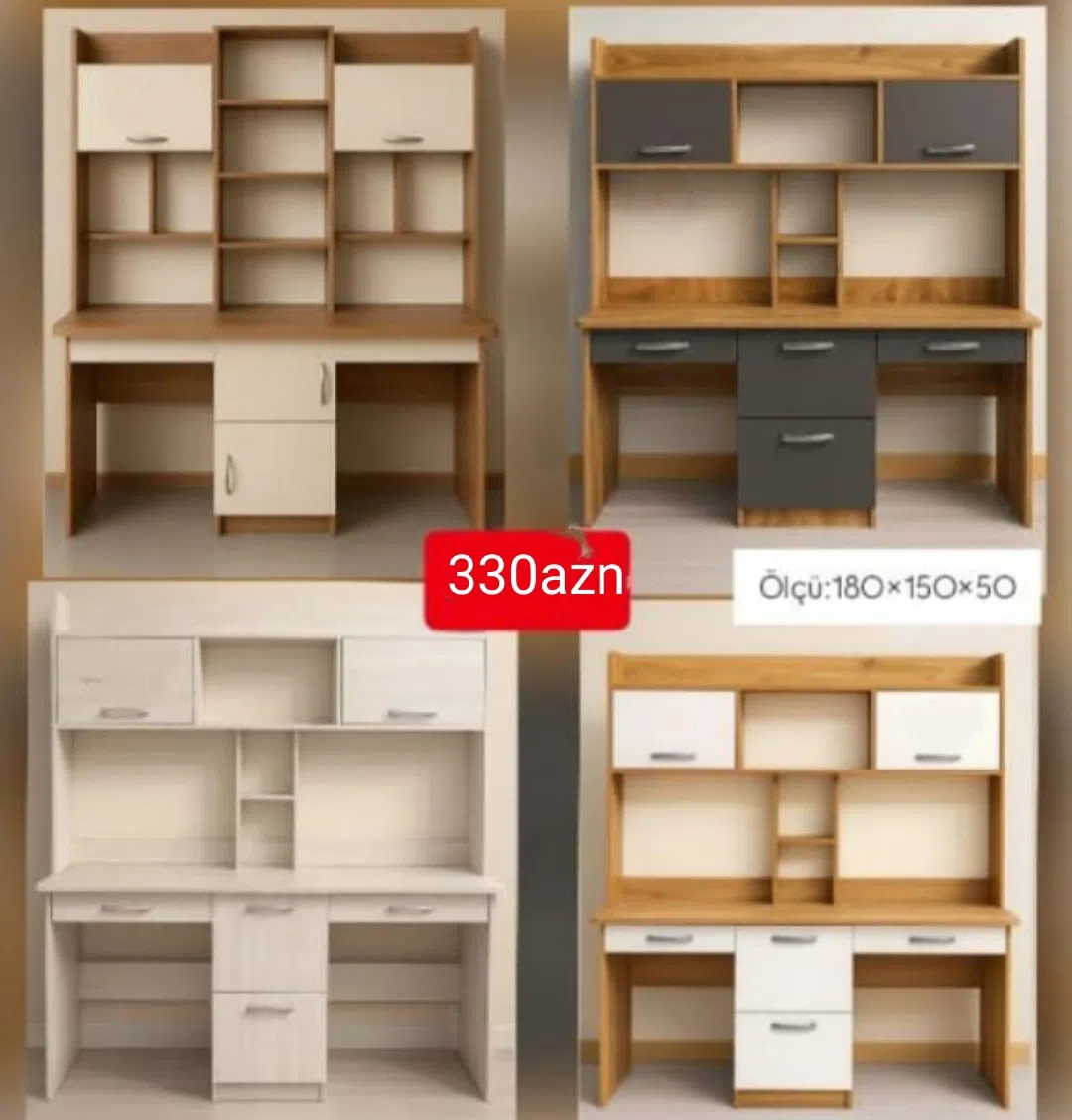 Children's furniture set, Laminate material, Mixed color - Tenderyard