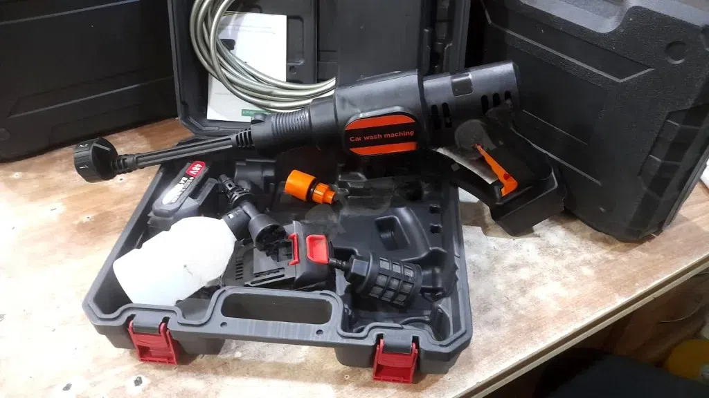 Cordless washing machine (pressure washer) - Tenderyard
