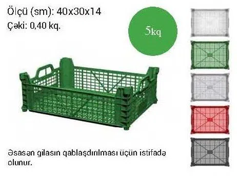 Plastik yeşiklər istehsalı — şəkil 27