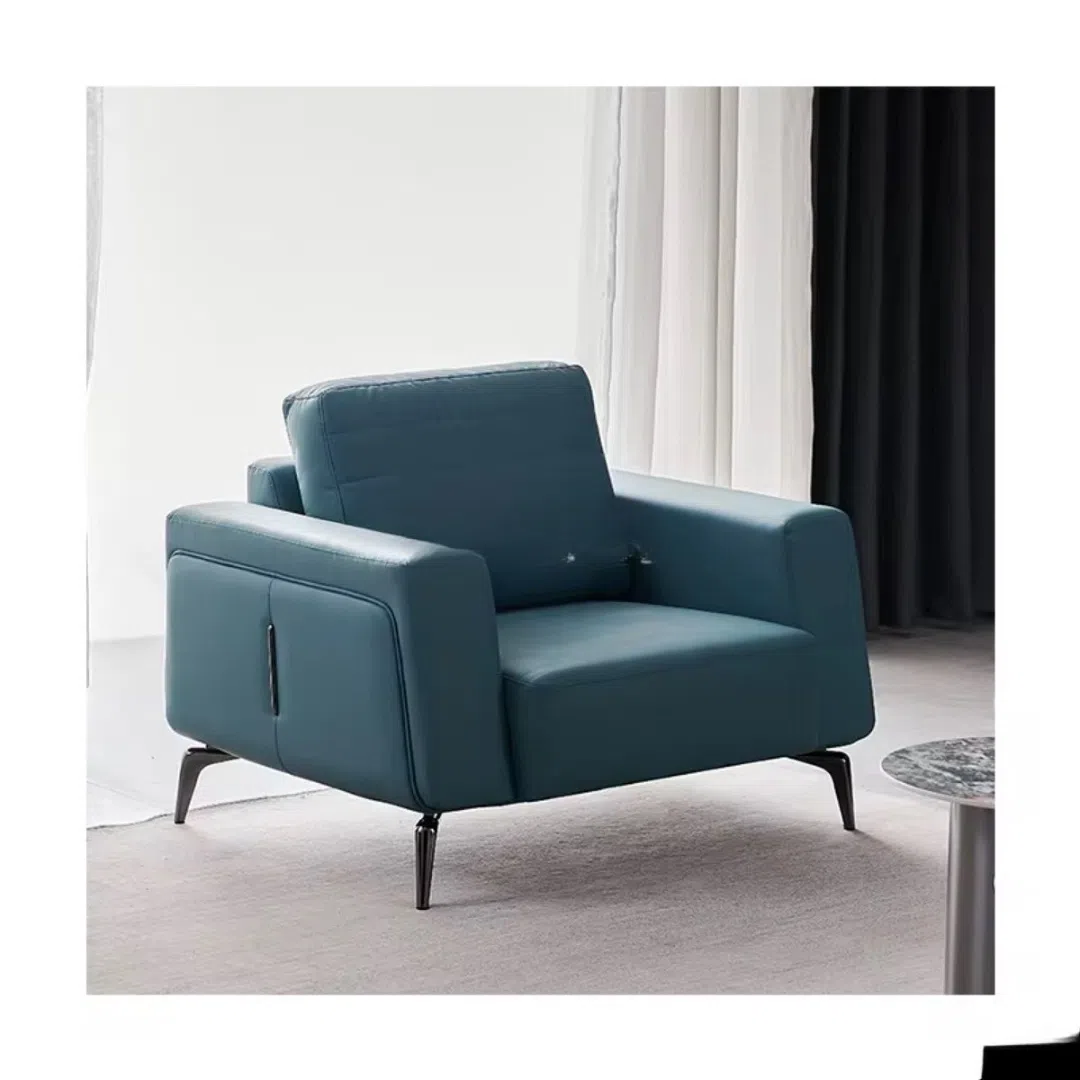 Light blue color, Office chair - Tenderyard
