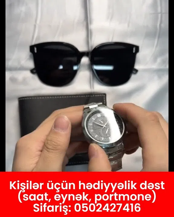 Kişi üçün hədiyyəlik aksessuar dəsti - Tenderyard