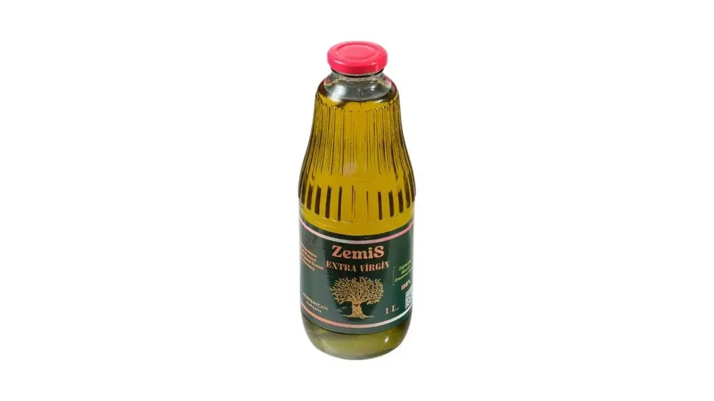 Zemis Extra Virgin Zeytun Yağı, 1 Litr, Şüşə Qabda