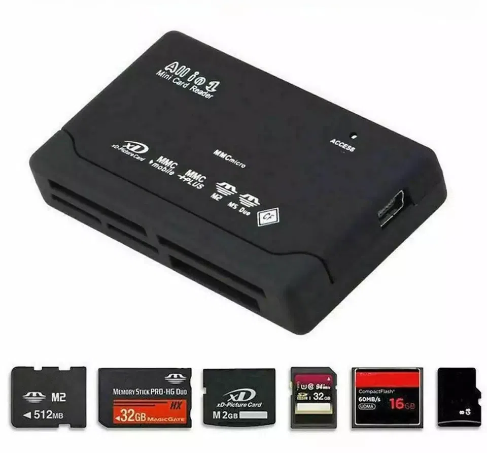 All In One Card Reader | Black — şəkil 2