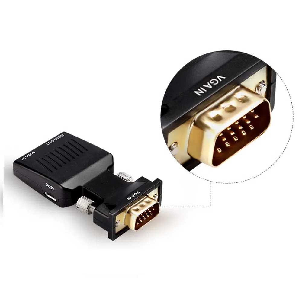 VGA to HDMI Converter Adapter — şəkil 4