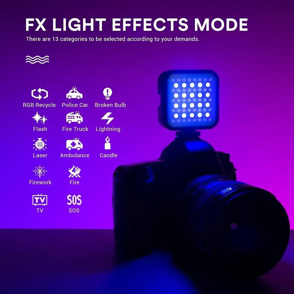 Godox Litemons LED6R RGB Kameraüstü İşıq