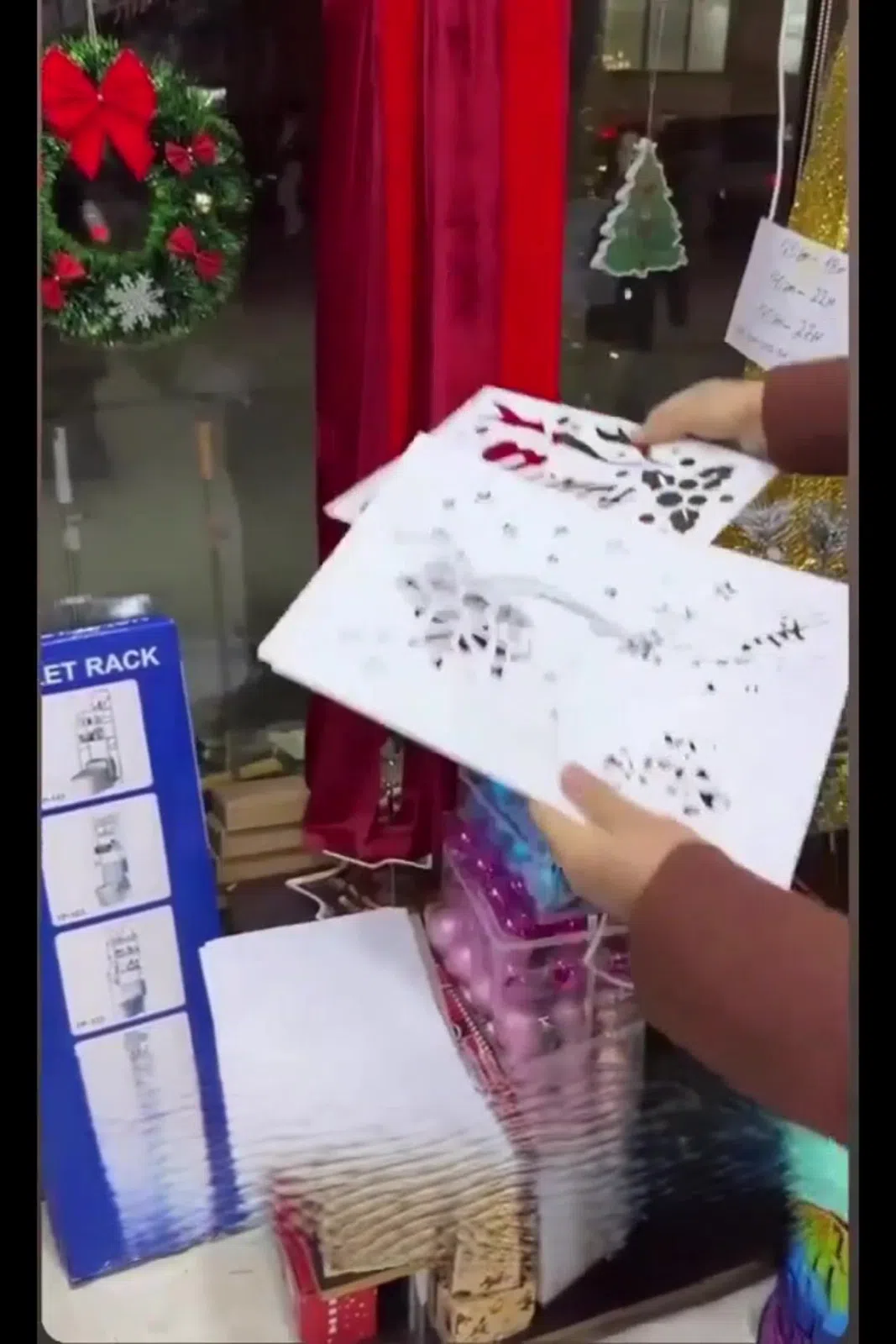 Süni qar dekorasiya materialı — şəkil 14