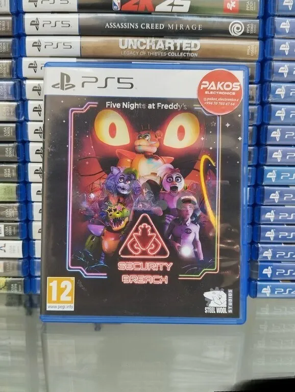 FNAF Security Breach Game Disc (PS5) - Tenderyard