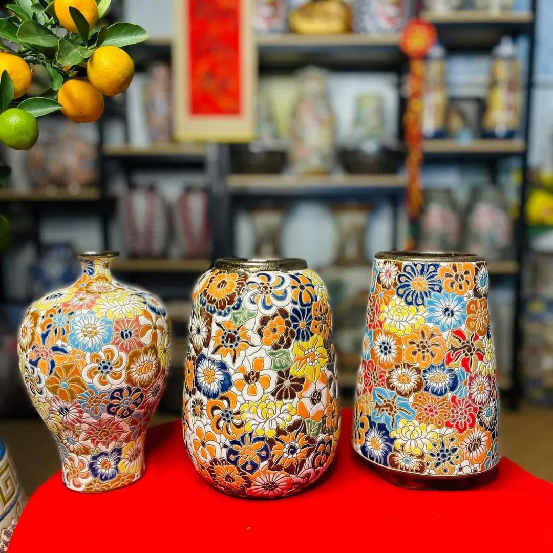 Keramika güldan, Qarışıq rəng