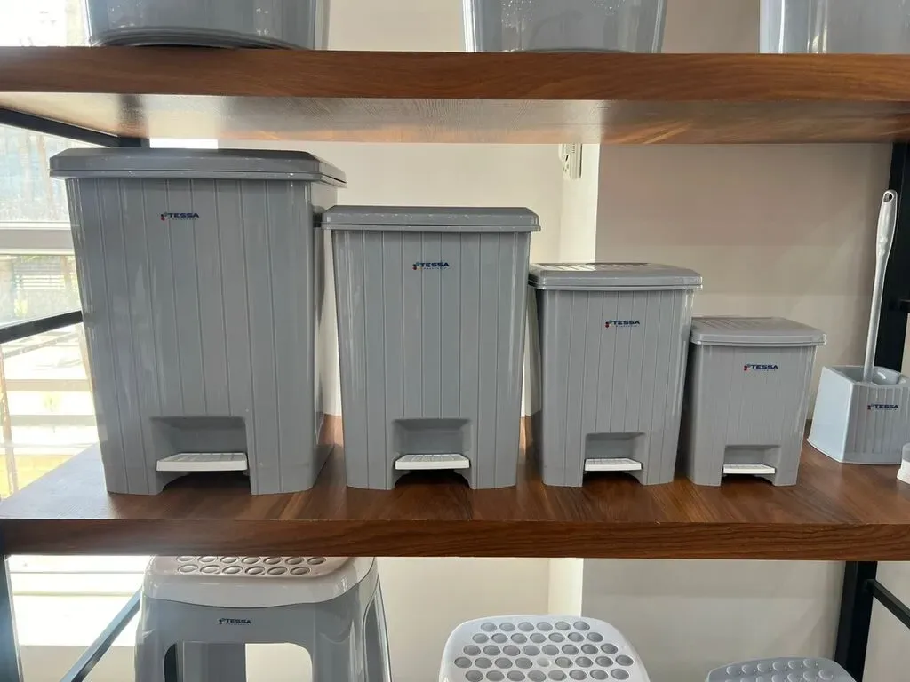 Zibil vedrəsi Düzbucaq, ABS plastik material - Tenderyard