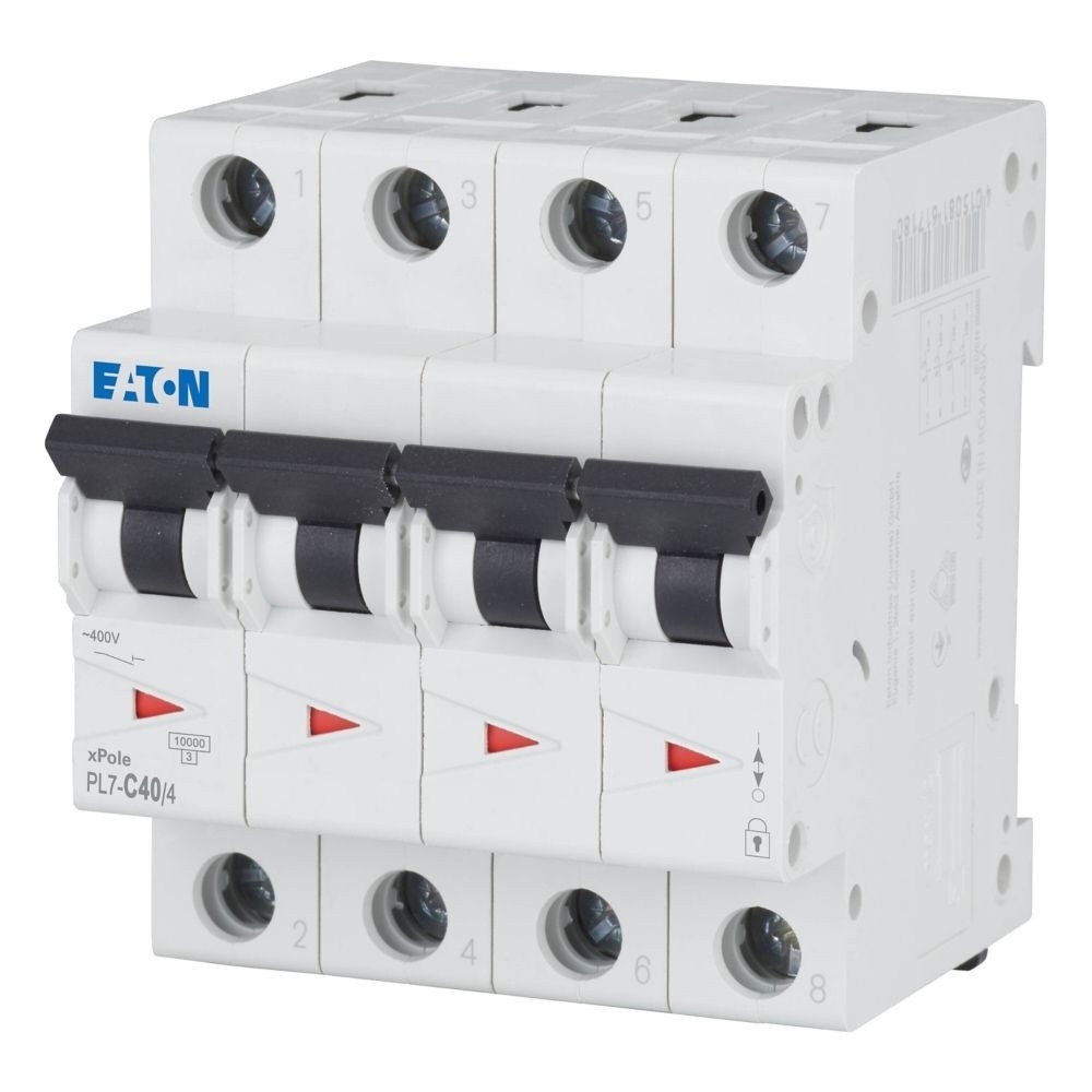 Eaton PL7-C40/4 miniature circuit breaker - Tenderyard