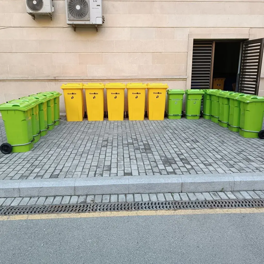 Zibil vedrəsi Düzbucaq, ABS plastik material - Tenderyard