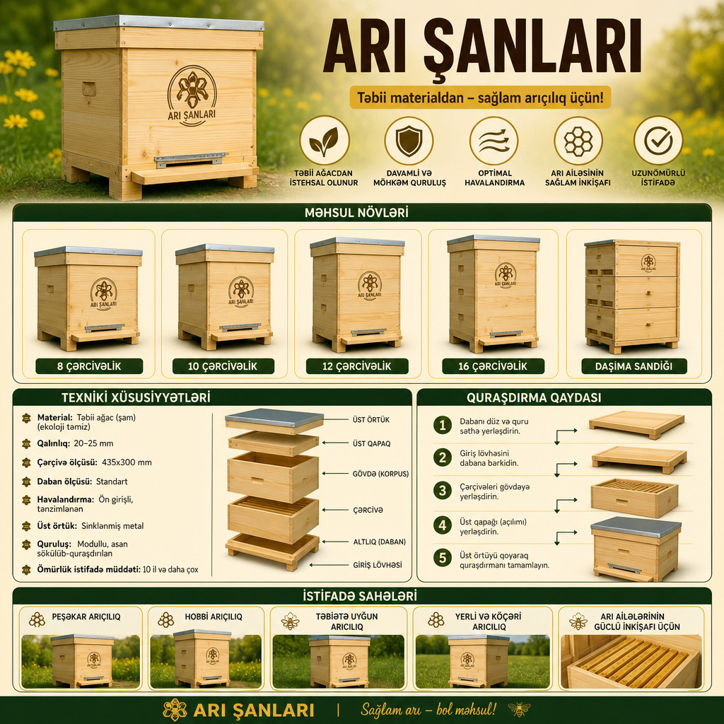 Arıçılıq üçün mum arı şanları — şəkil 2
