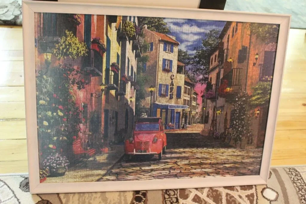 Dekor tablo, ölçü 100x80 sm, çərçivəli və şüşəli - Tenderyard