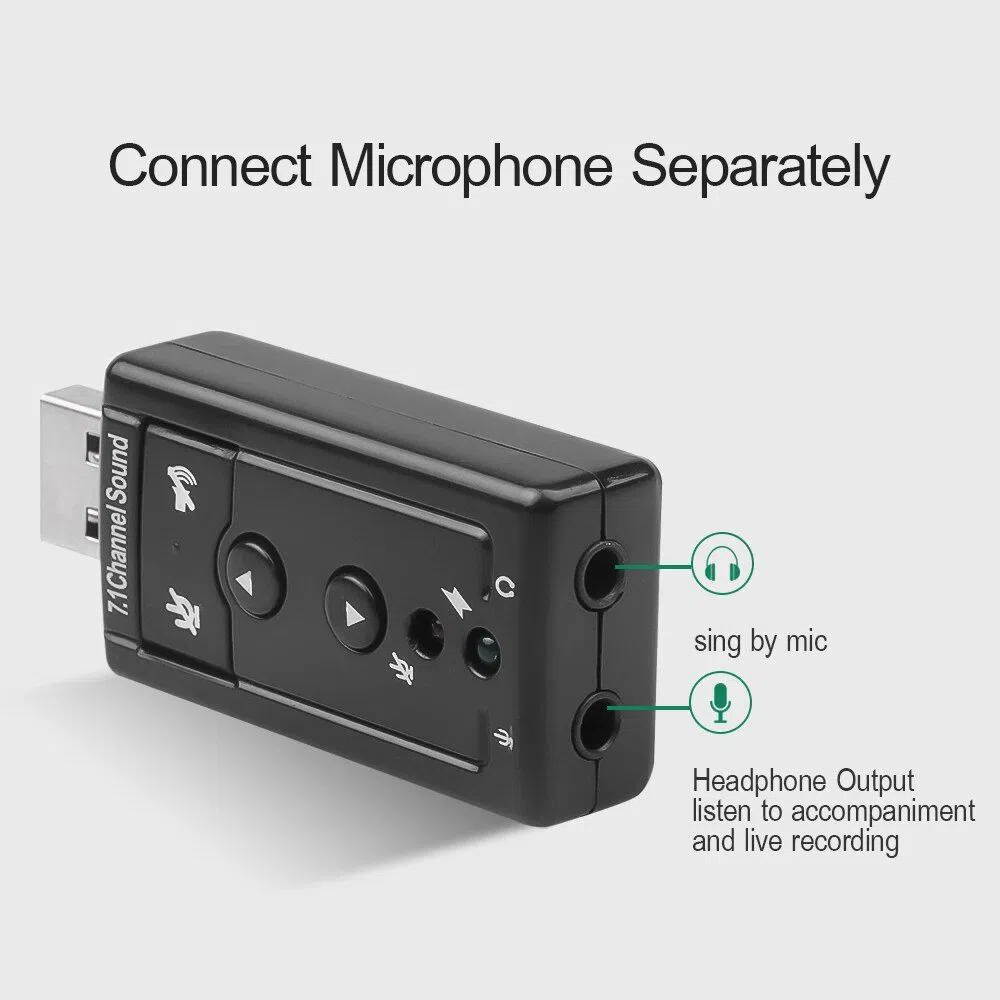 Audio Aksesuarları - AUX, USB Səs Kartları, Adapterlər — şəkil 9