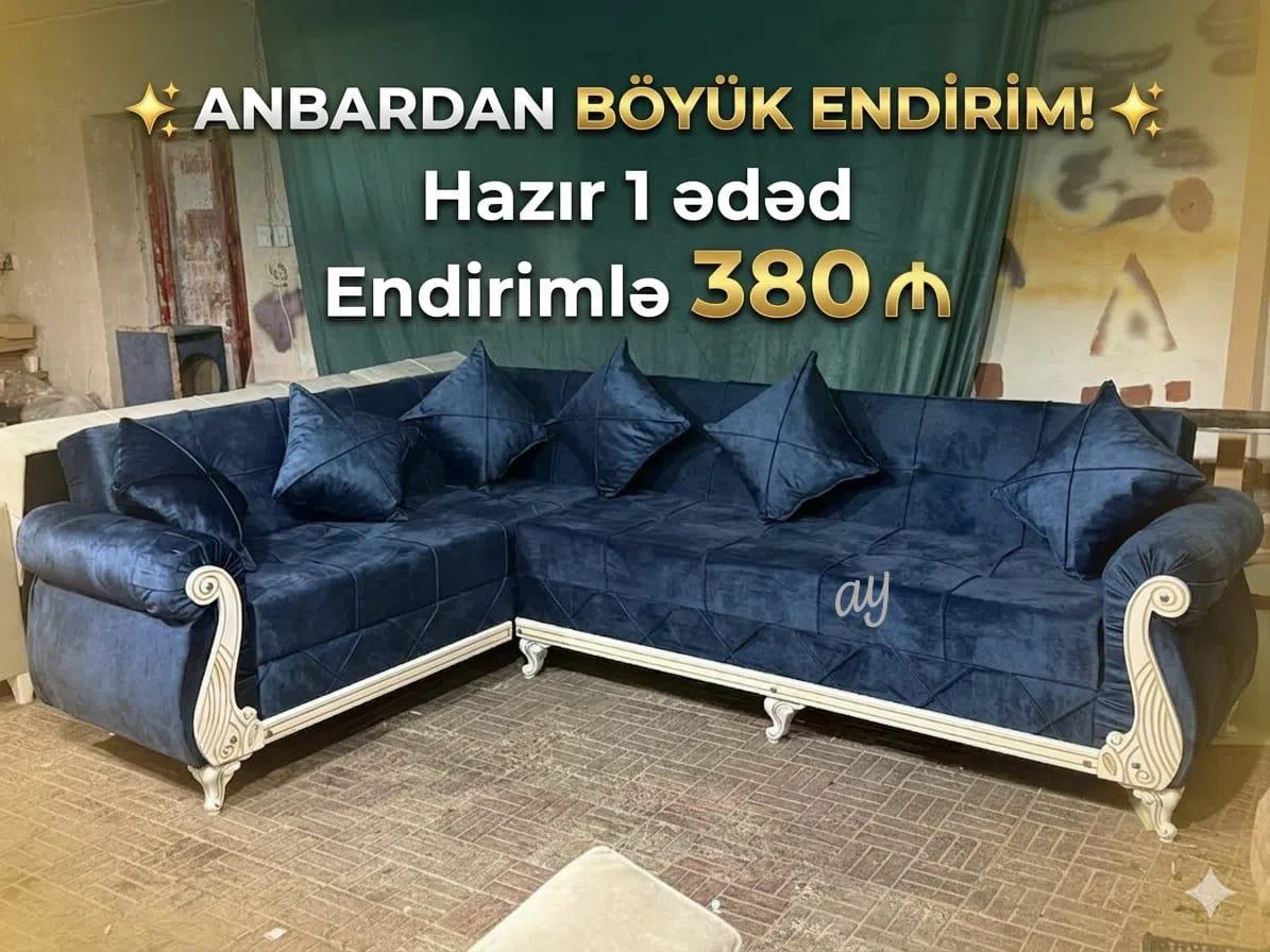 Corner sofa, Gray color - Tenderyard
