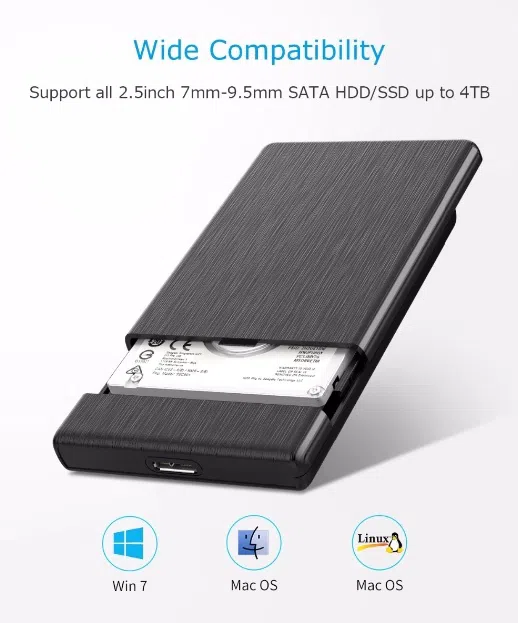 ORICO 2.5 Inch USB 3.0 HDD Case — şəkil 8