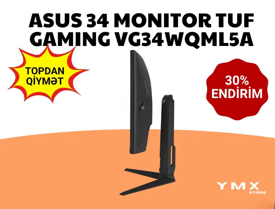 ASUS TUF Gaming VG34WQML5A Curved 34- oyun monitoru — şəkil 3