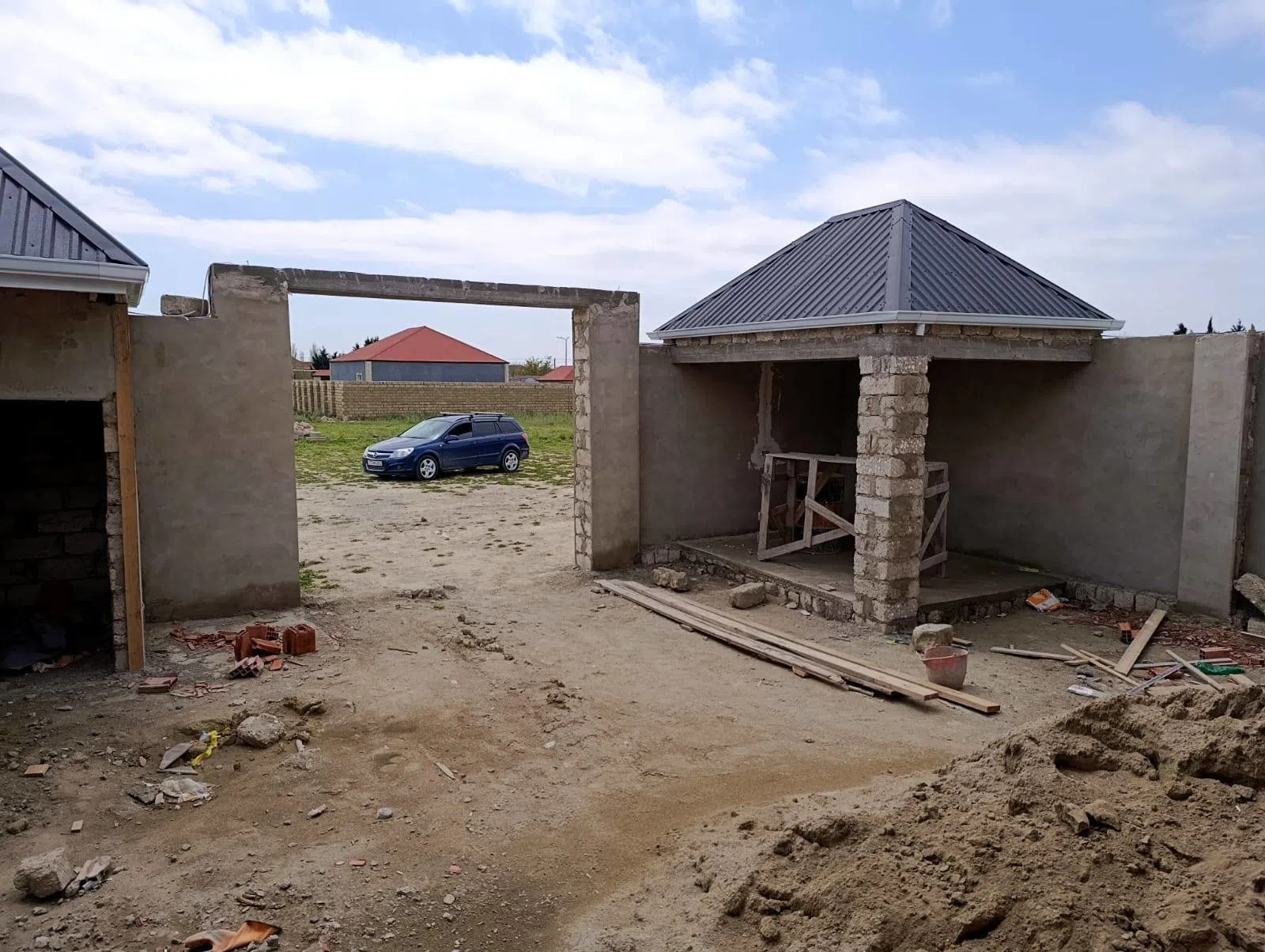3 otaqlı həyət evi 90 m² - 2 sot torpaq sahəsində satılır — şəkil 4