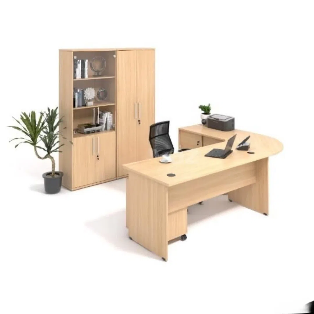 Office furniture set Light orange color - Tenderyard