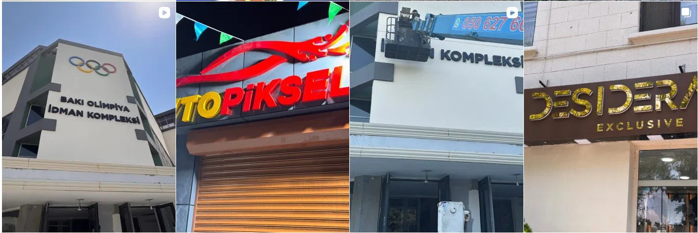Çöl reklamları, dizayn, çap və quraşdırma xidməti — şəkil 3