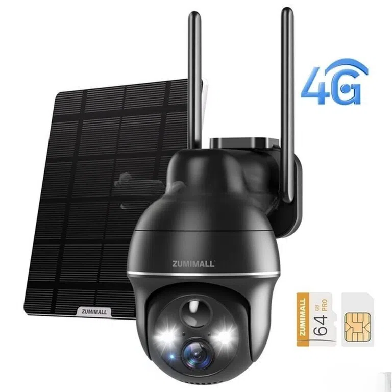 4G Solar PTZ 360° Təhlükəsizlik Kamerası - Tenderyard