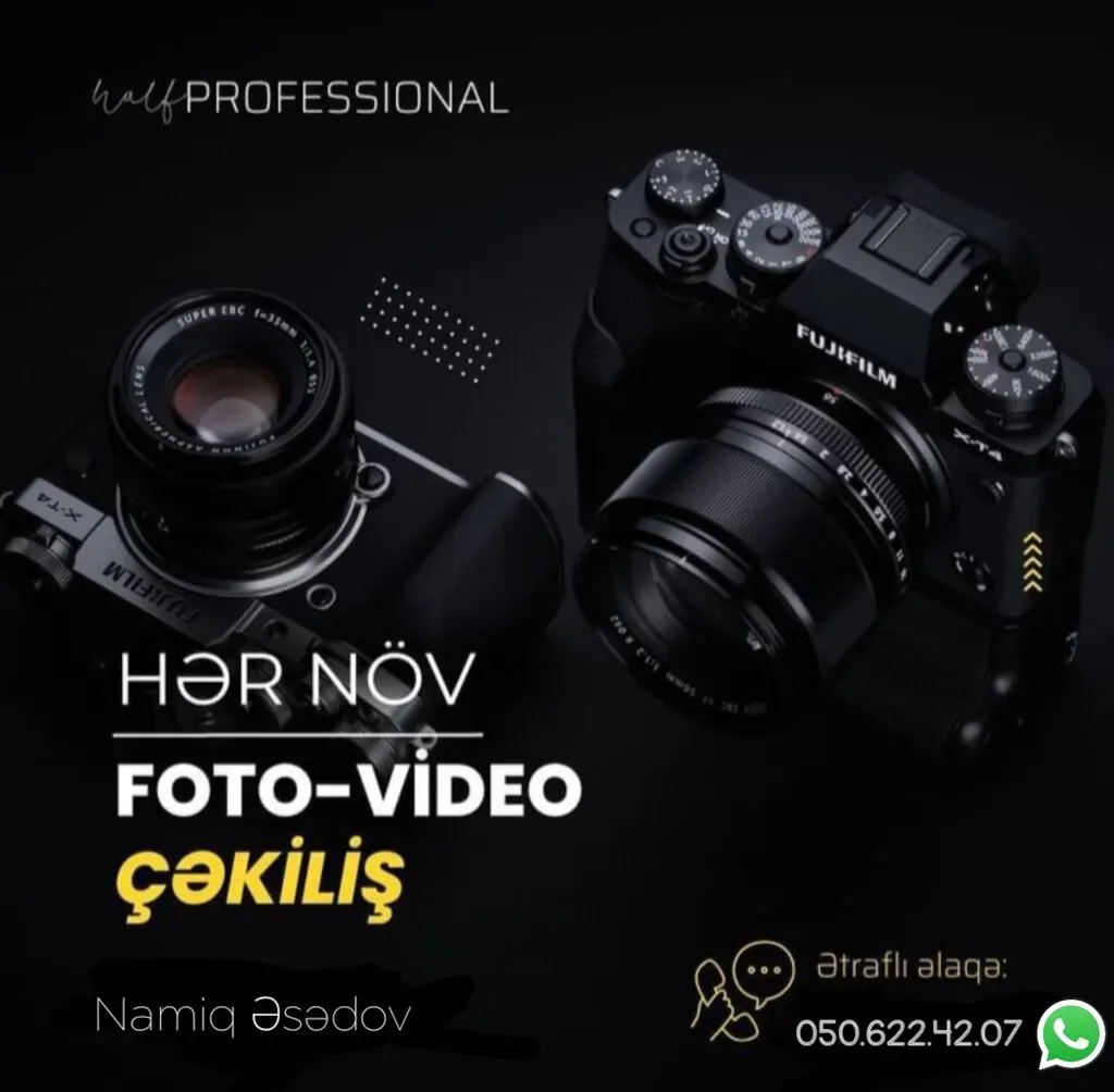 Foto və video çəkiliş xidməti