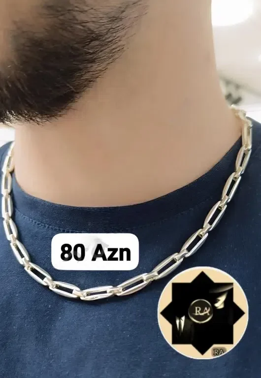Gümüş Zəncir Boyunbağı
