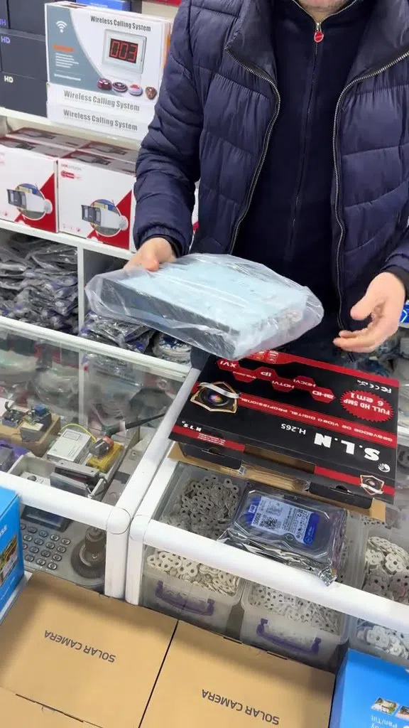 4 kanallı müşahidə kamerası təhlükəsizlik sistemi dəsti — şəkil 12