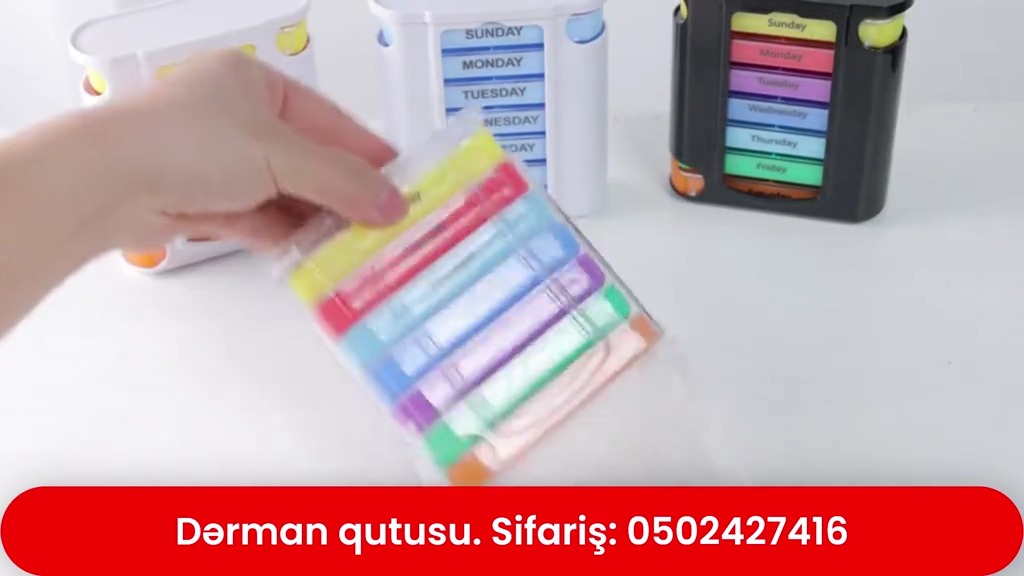 Weekly pill organizers - Tenderyard