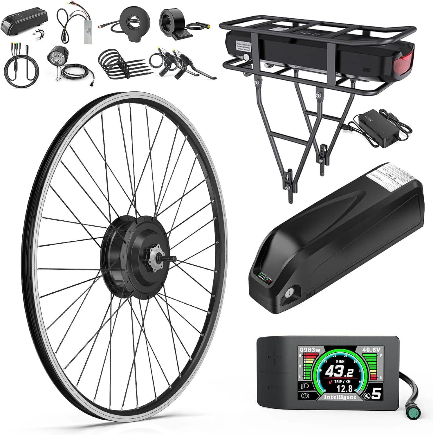Bafang 48V 500W front hub motor 28" — şəkil 1