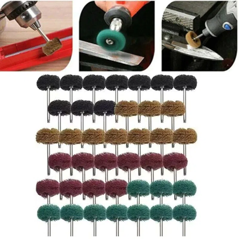 Abrasive mini brushes for drill — şəkil 6