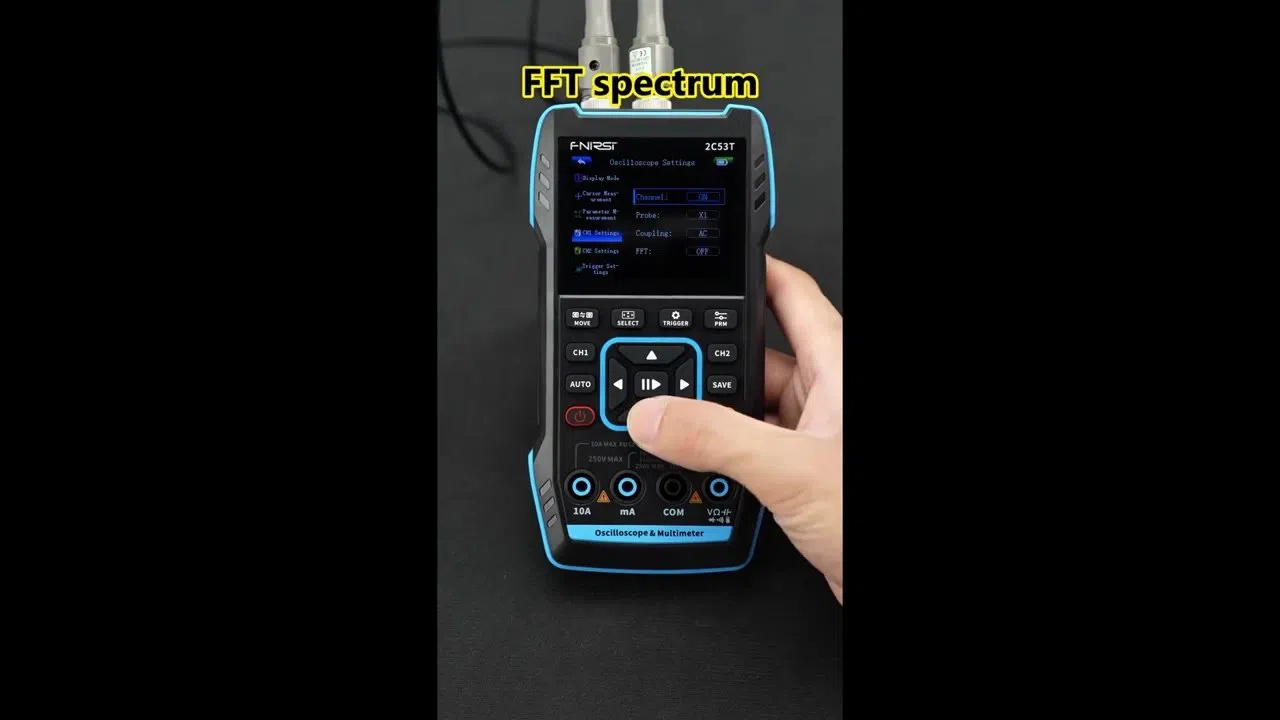 FNIRSI-2C53T Osiloskop, Multimetr və Siqnal Generator — şəkil 17