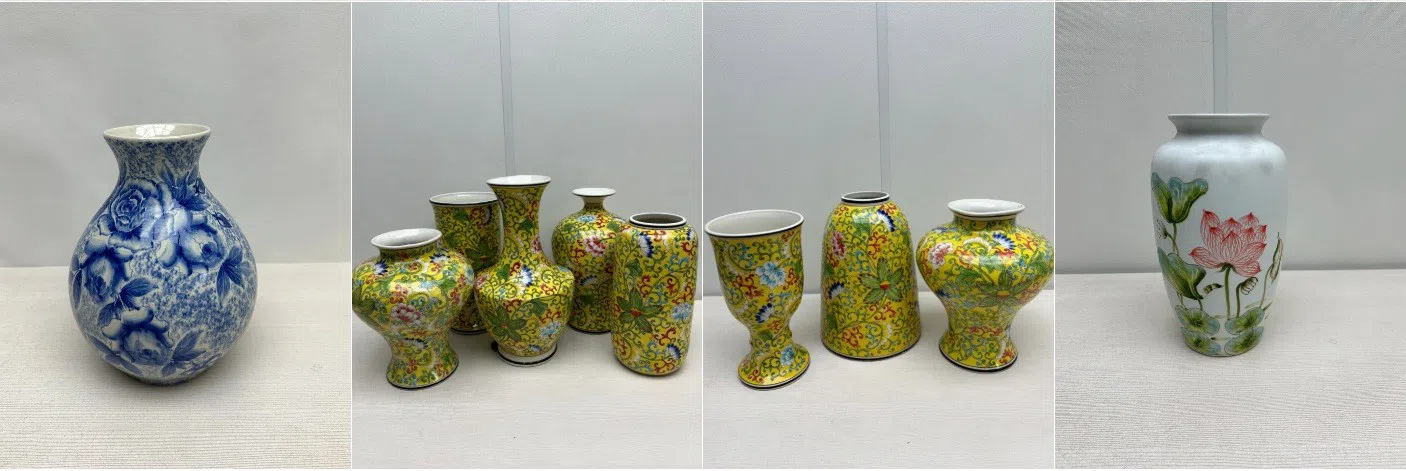 Keramika güldan, Qarışıq rəng