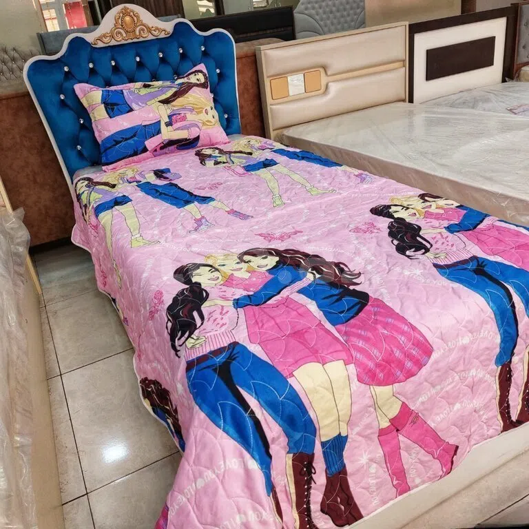Bedding set for girls, Pink color - Tenderyard