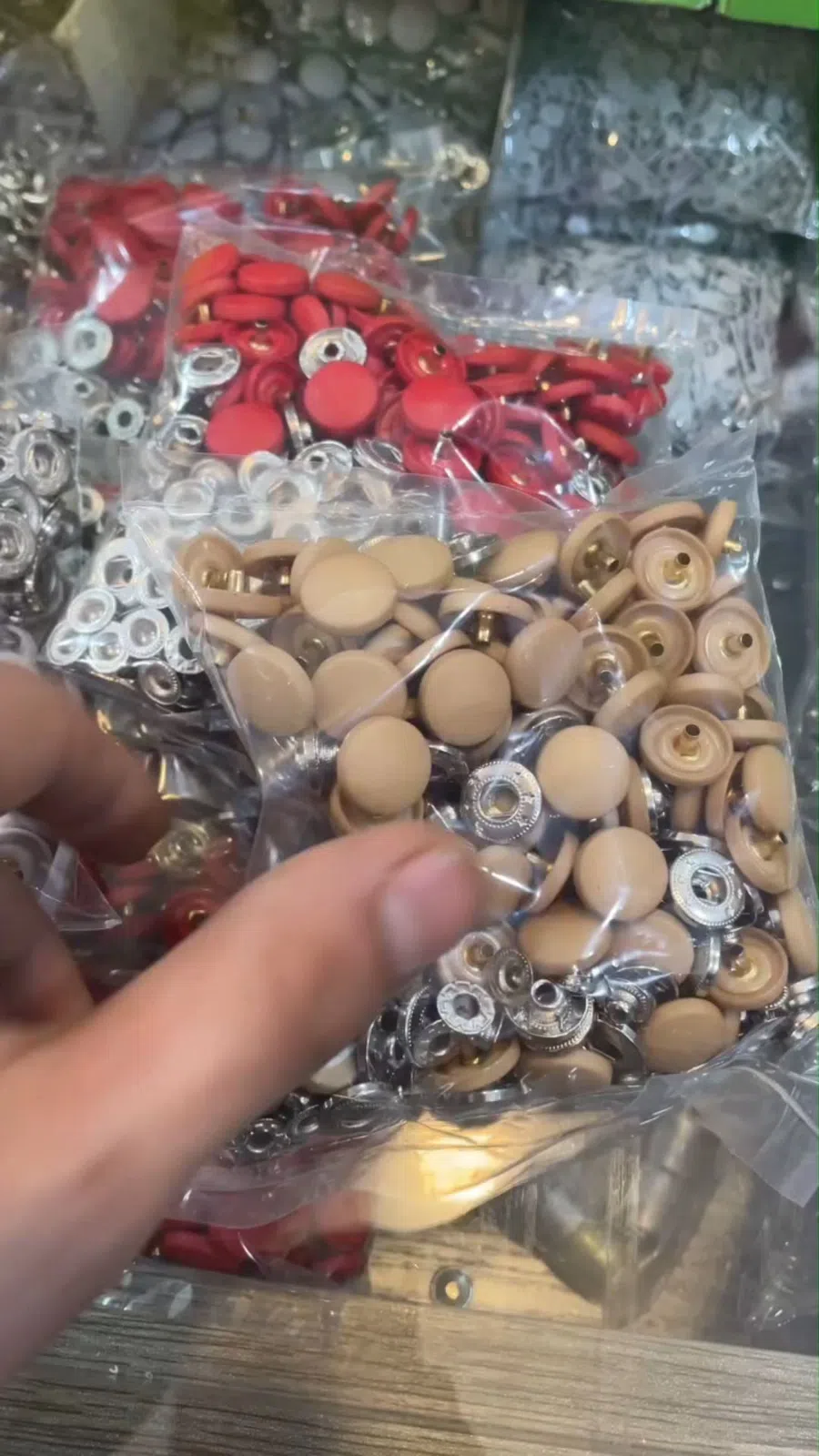 Tekstil üçün metal press düymələri — şəkil 25