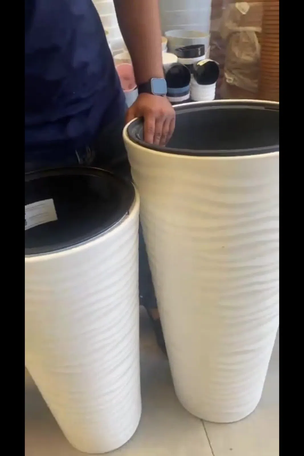 Plastik vazo dibçəklər — şəkil 4
