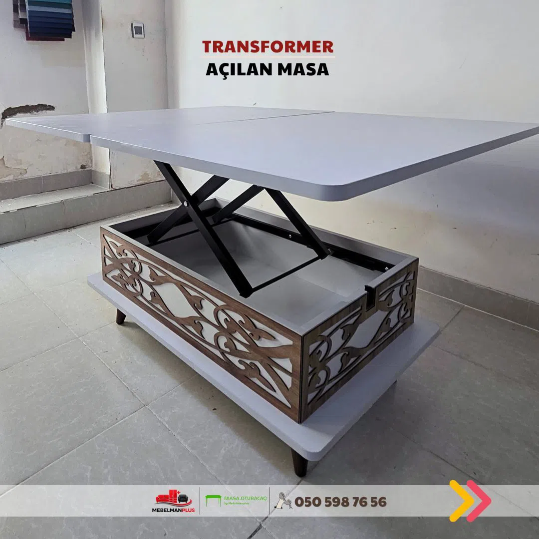 Jurnal masası Gümüşü rəng, Transformer — şəkil 10