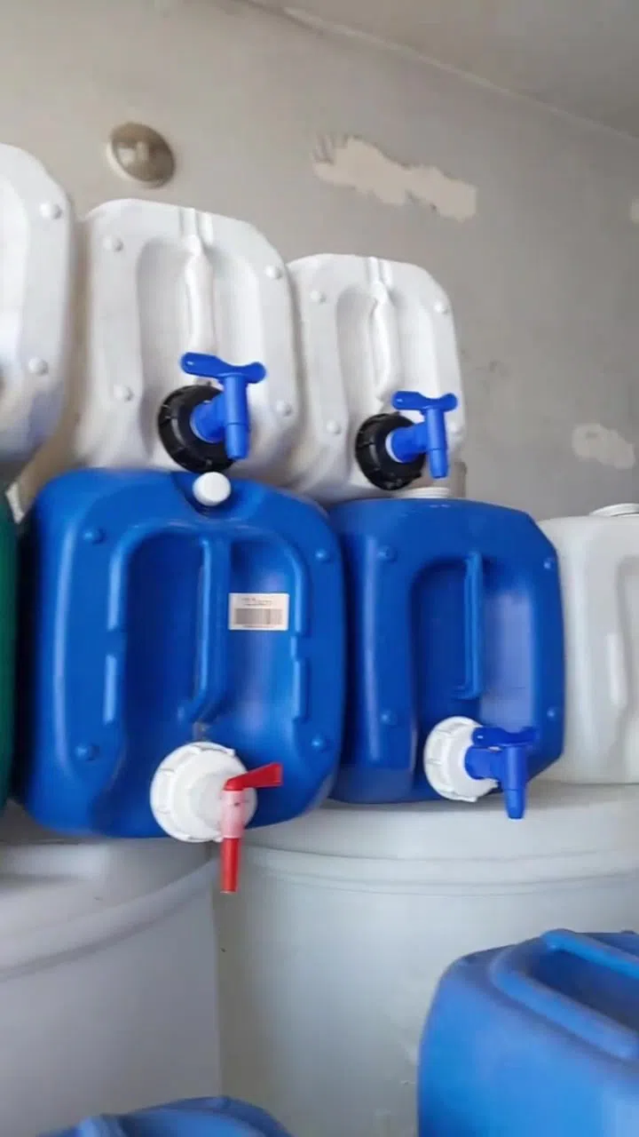 Kranlı plastik kanistr, 10-150 litr, HDPE material — şəkil 11