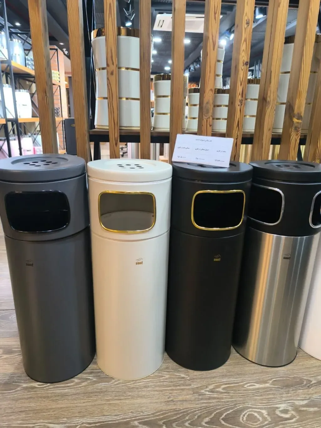 Zibil vedrəsi Dairəvi, ABS plastik material — şəkil 1