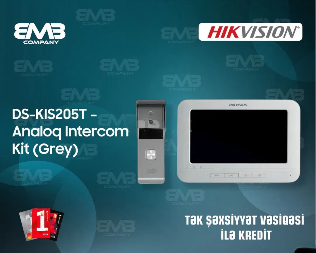 Hikvision DS-KIS205T Analog Video Intercom Kit - Tenderyard
