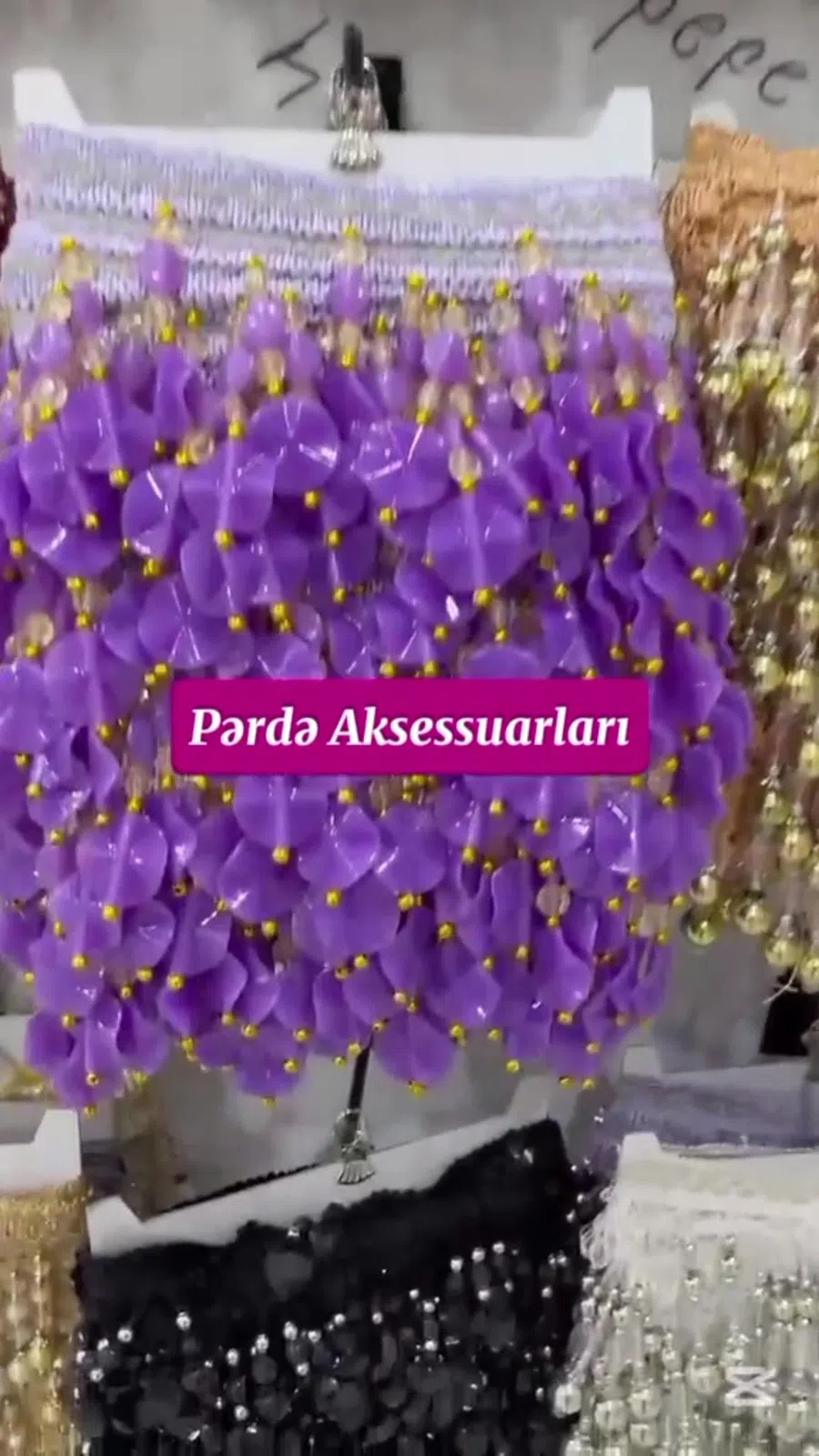 Pərdə dekor-aksessuarları — şəkil 27