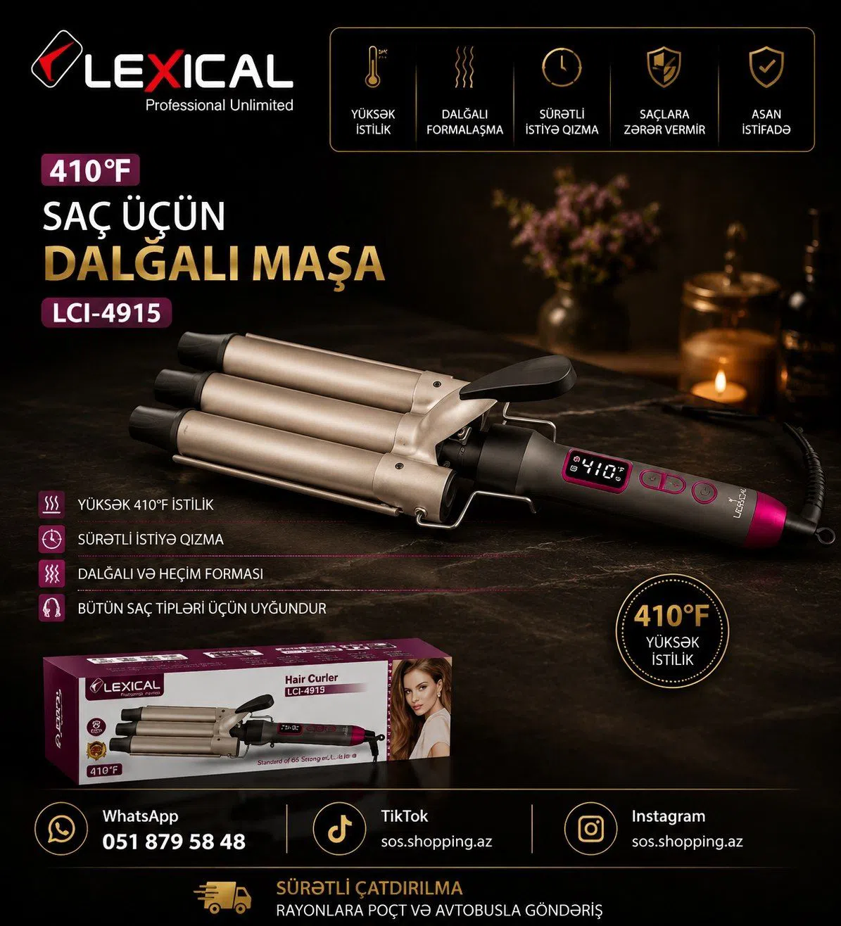 Lexical saç buran maşa — şəkil 1