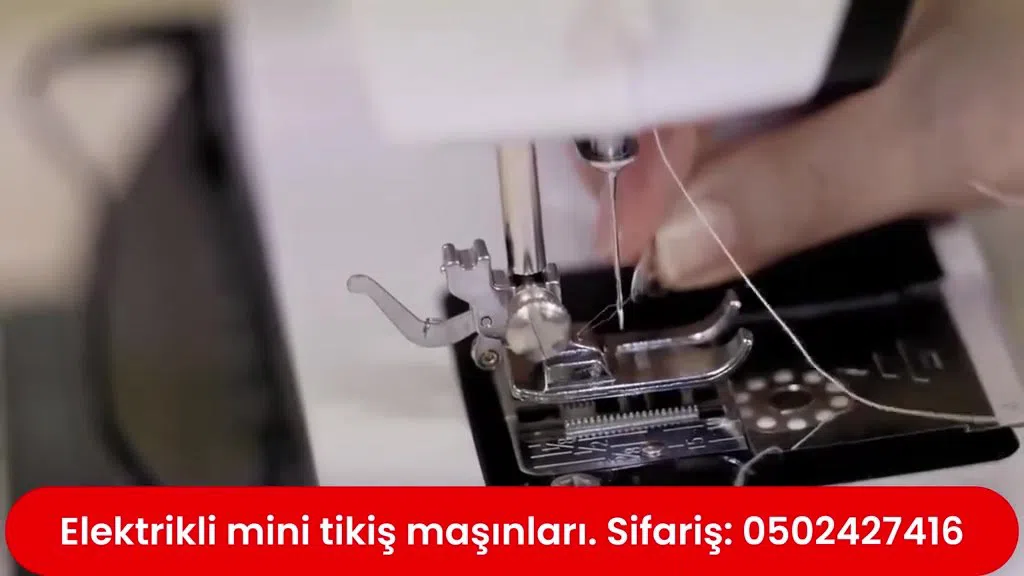 Elektrikli mini tikiş maşını — şəkil 6